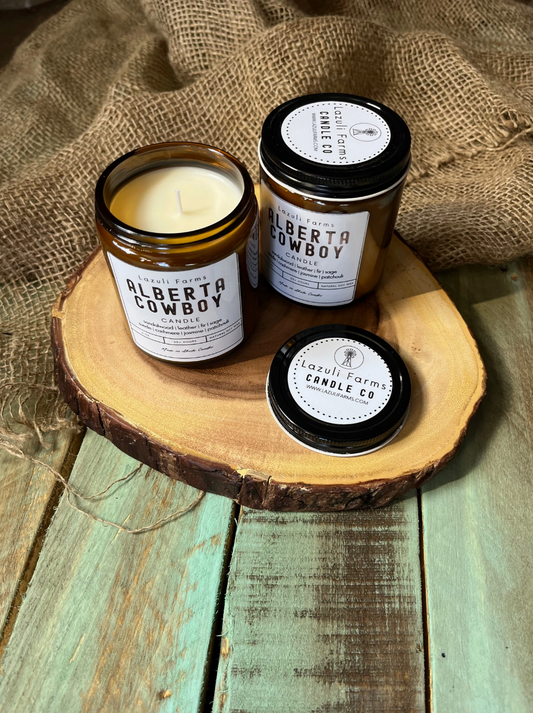 Soy Wax Candle - Alberta Cowboy