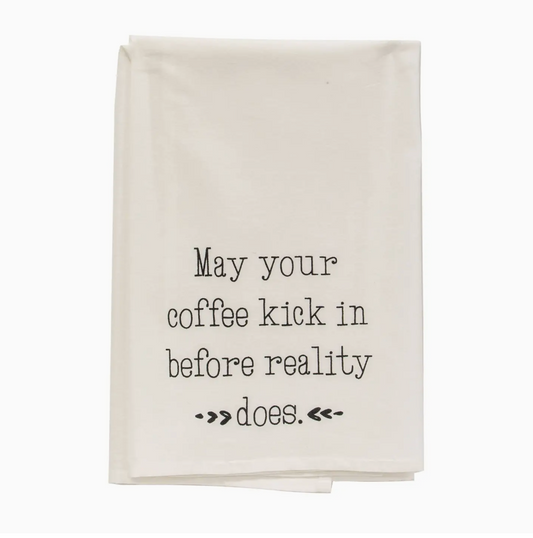 May Your Coffee Tea Towel