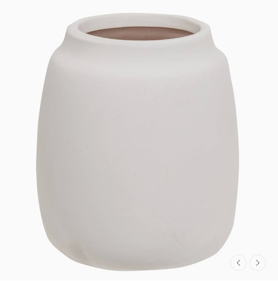 Ceramic Vase - White