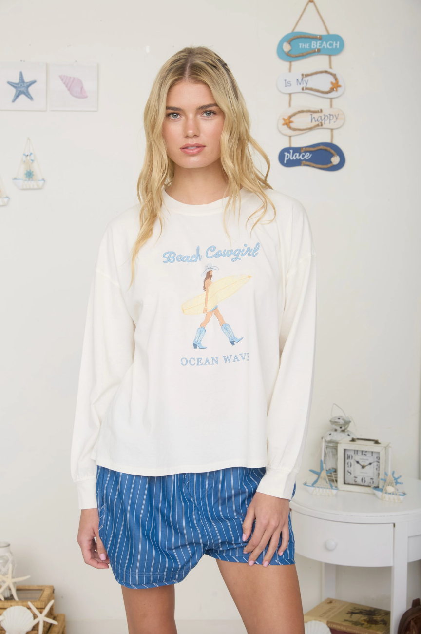 Clara Beach Cowgirl Knit Top