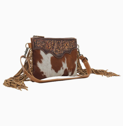 Dusty Hand Tooled Bag
