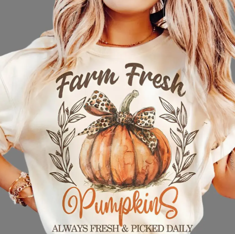 Farm Fresh Pumpkins Graphic Tee