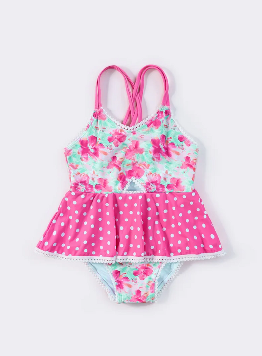 Kids-Blossom Breeze One-Piece Swimsuit