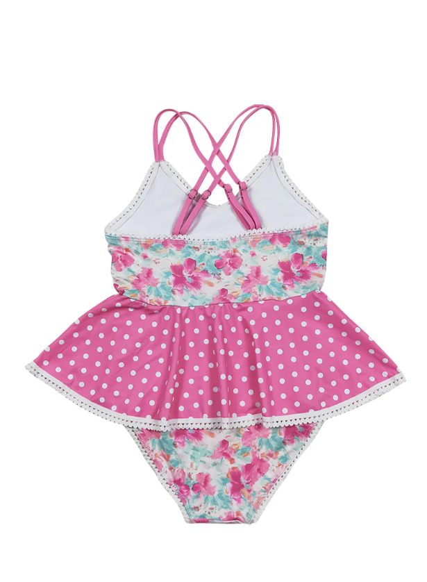 Kids-Blossom Breeze One-Piece Swimsuit