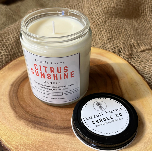 Soy Wax Candle - Citrus Sunshine