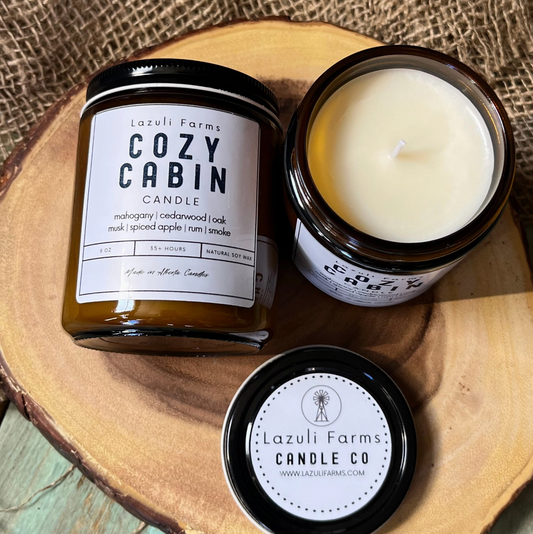Soy Wax Candle - Cozy Cabin