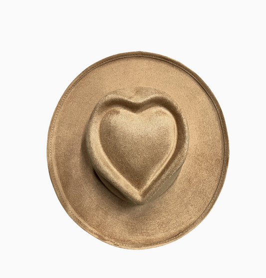 TMCC Vegan Suede Sweetheart Crown - Tan