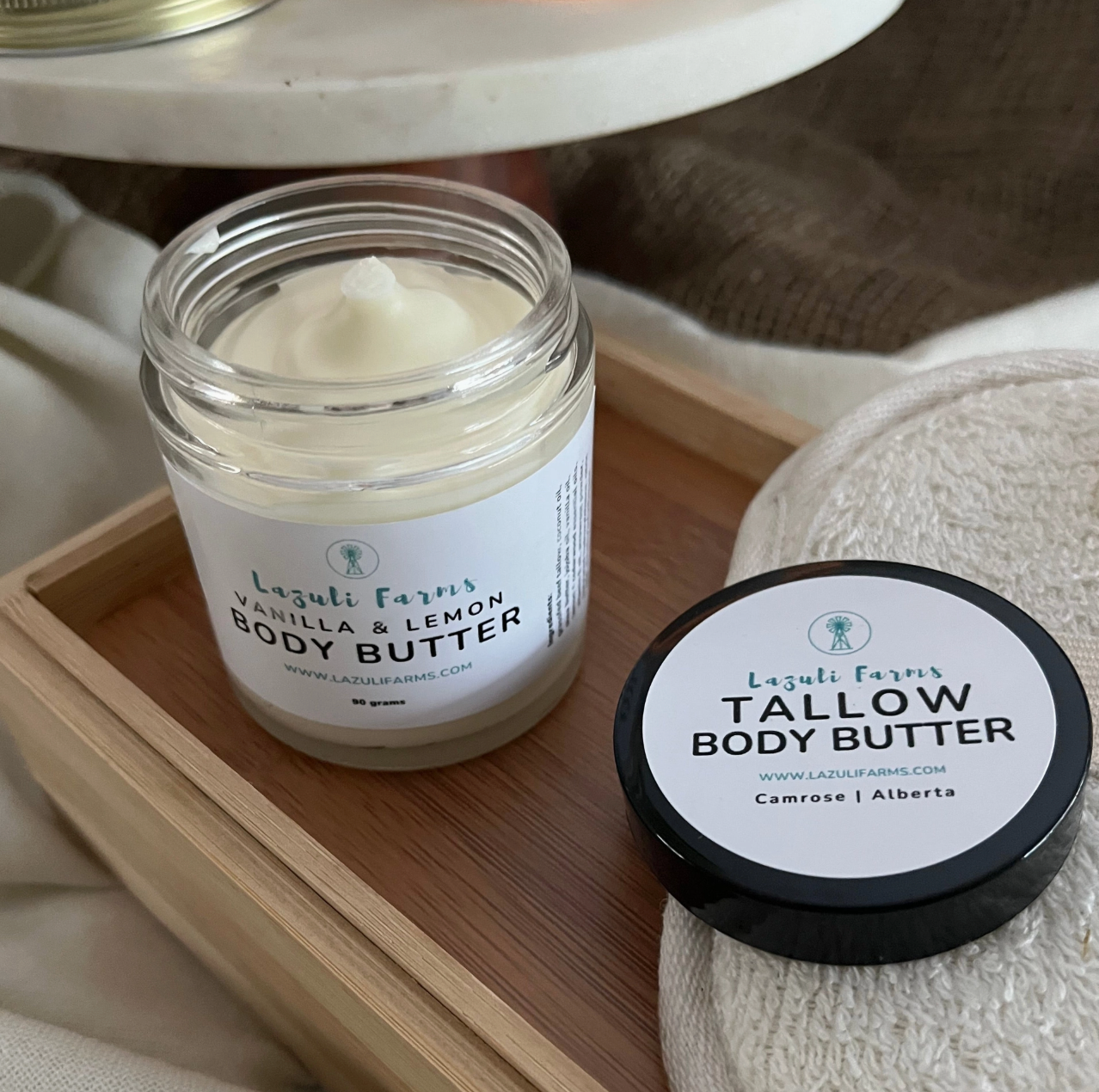 Tallow Body Butter - Vanilla & Lemon