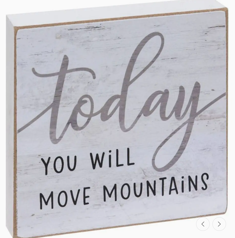 Decorative Block Faith Set of 3