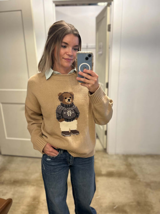 Teddy Bear Crew Neck