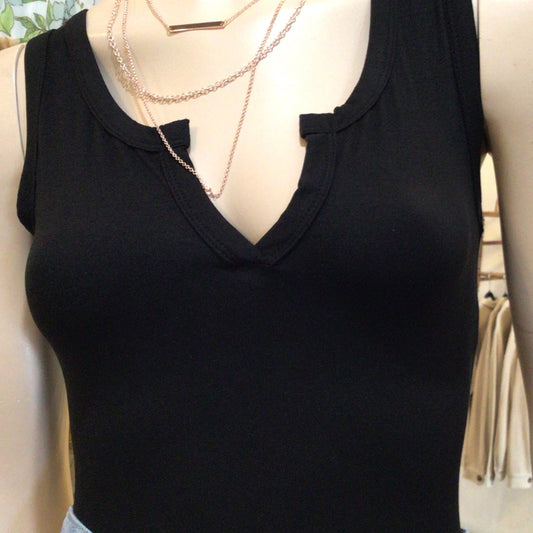 Bailey Brushed Bodysuit- Black