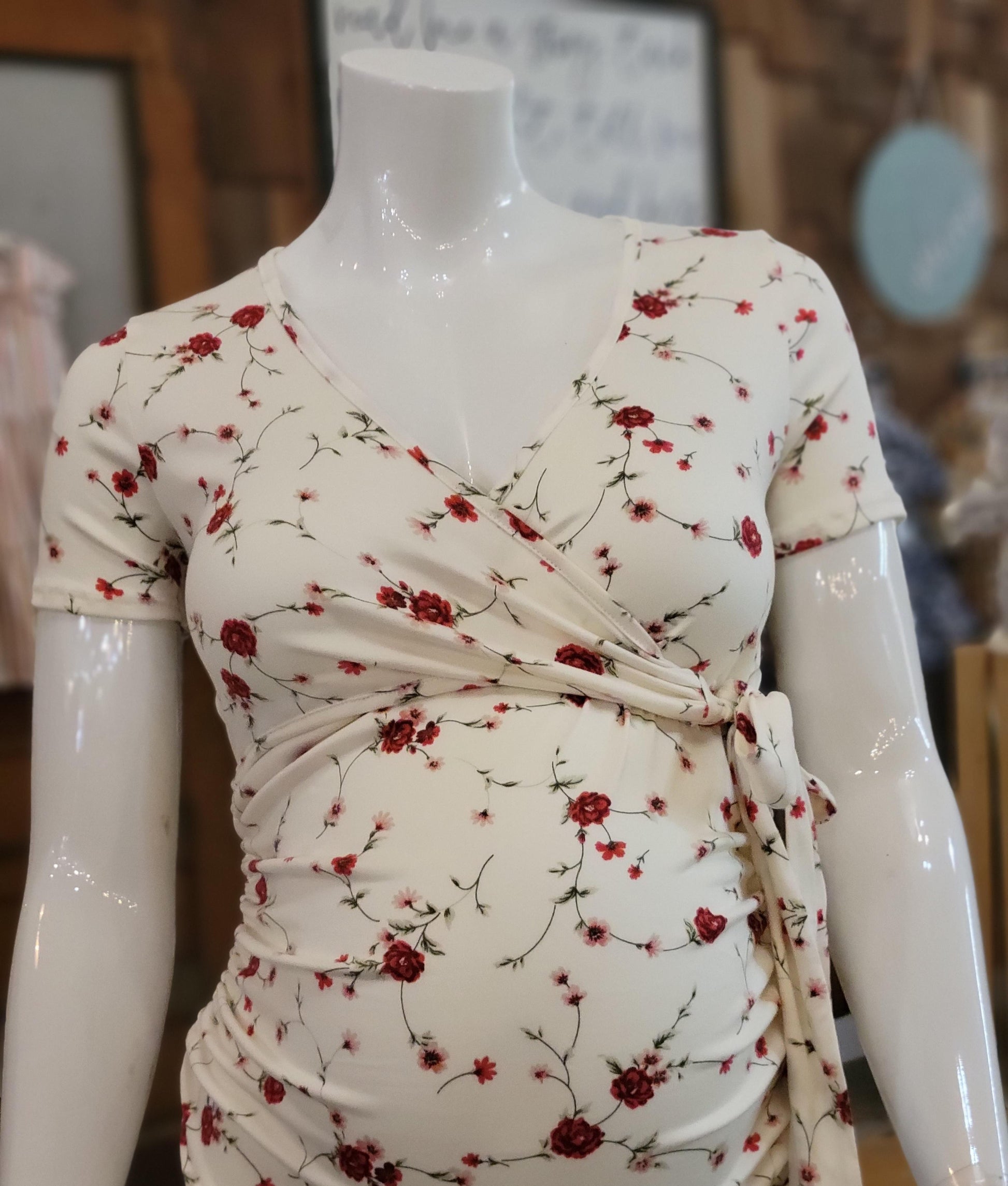 Maternity Essie Floral Top
