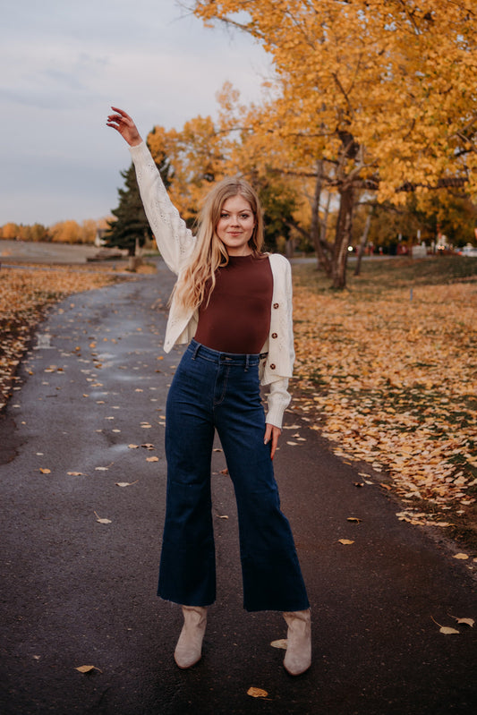 Juliet High Waist Denim Wide Leg