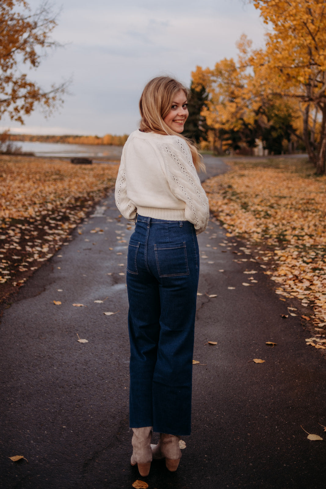 Juliet High Waist Denim Wide Leg