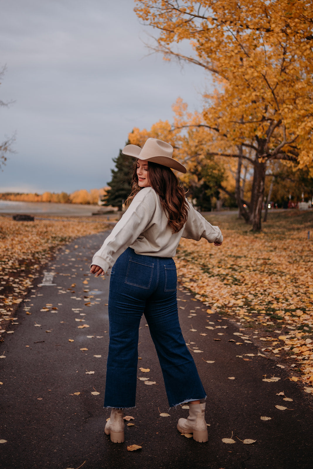 Juliet High Waist Denim Wide Leg