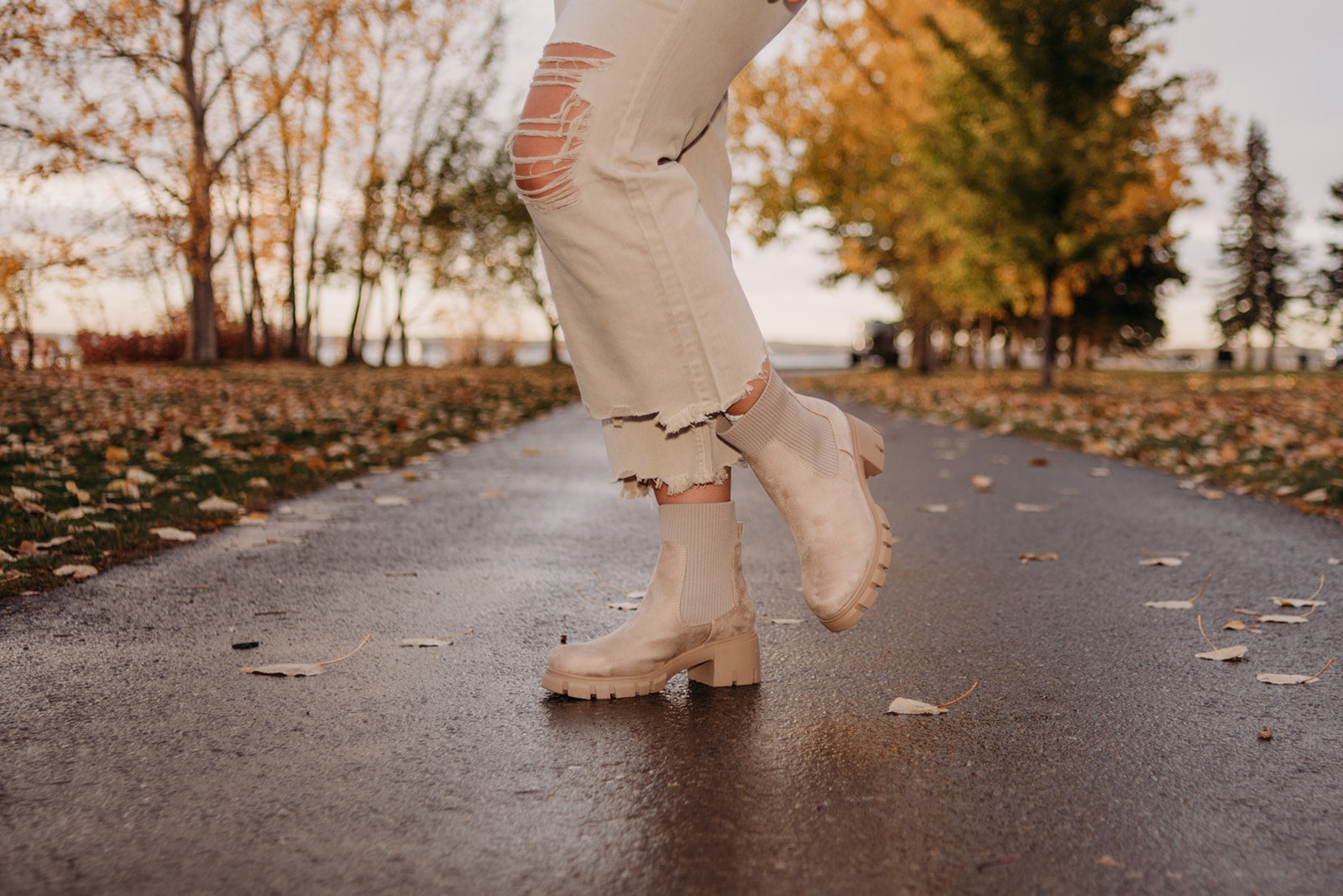 Rachel Vintage Jean- Sand Beige