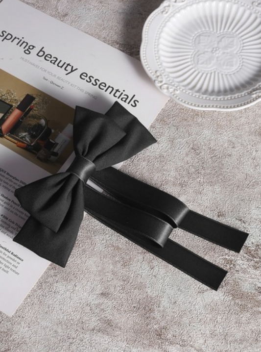Silk Ribbon Barrettes (available in multiple colors)