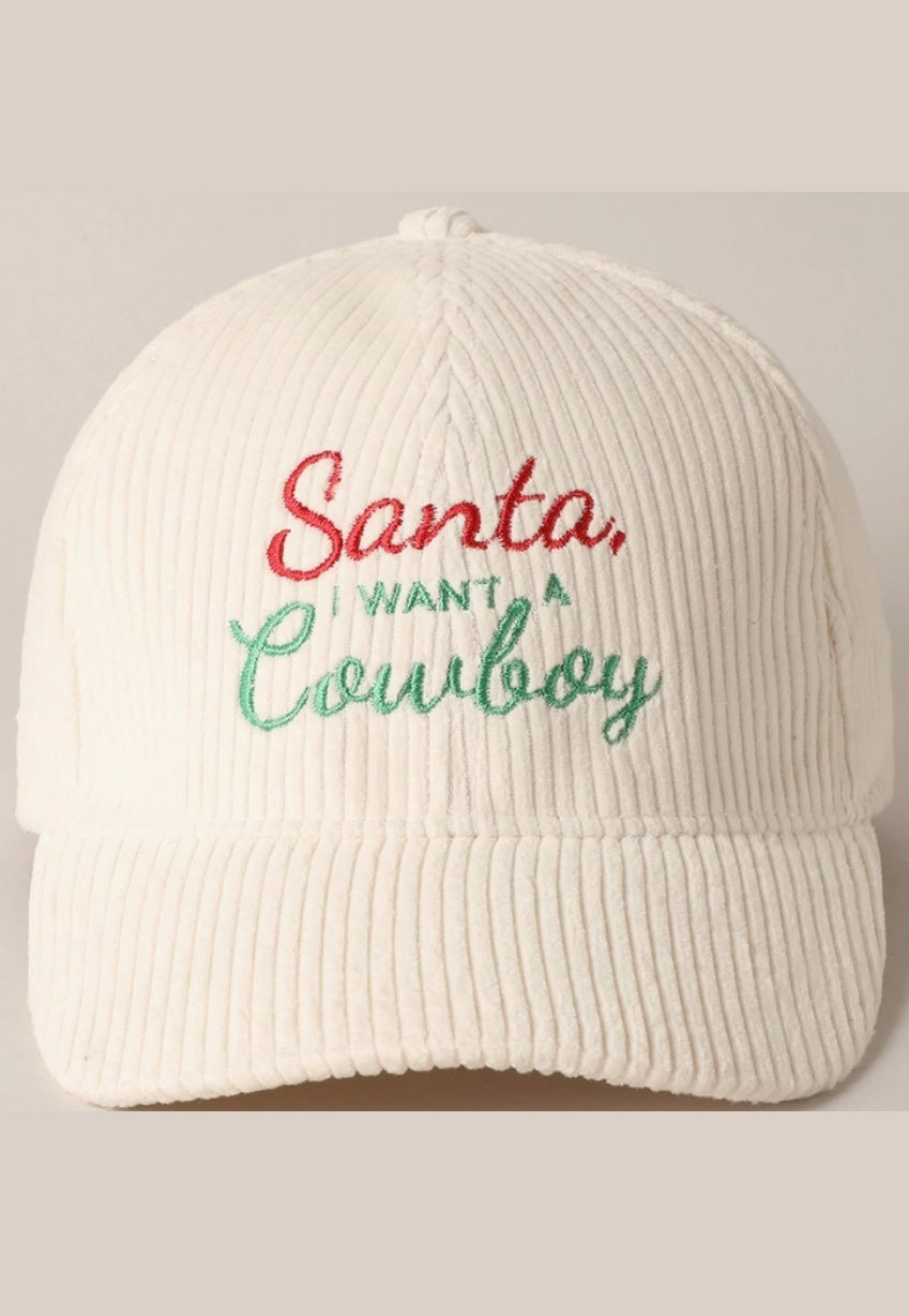 Baseball Cap- Santa
