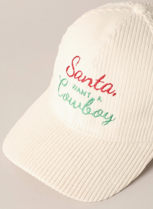 Baseball Cap- Santa