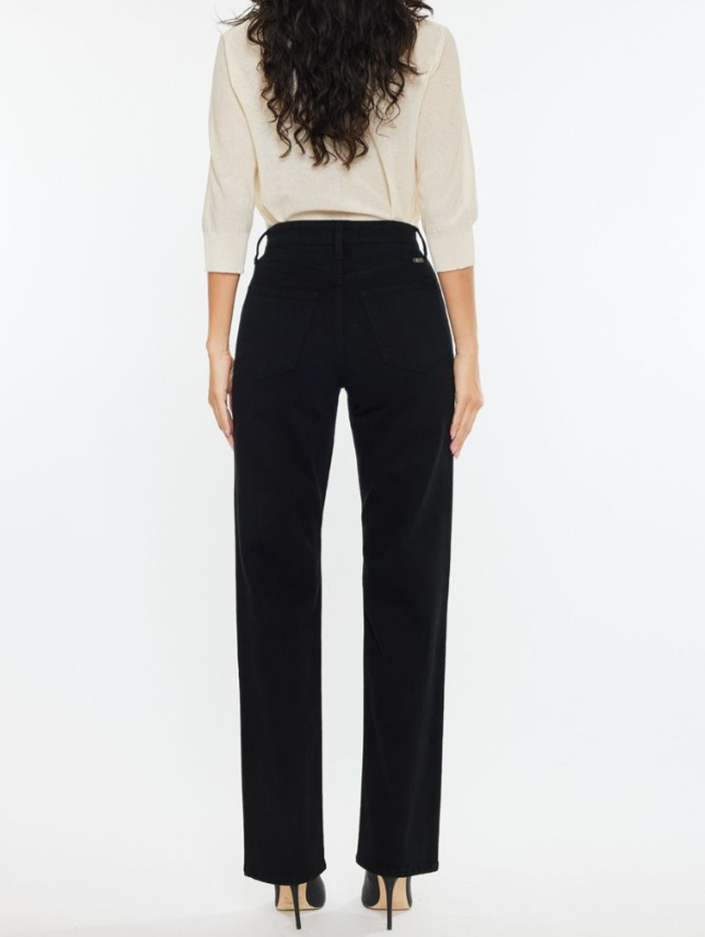 KanCan Victoria Straight Leg- Black