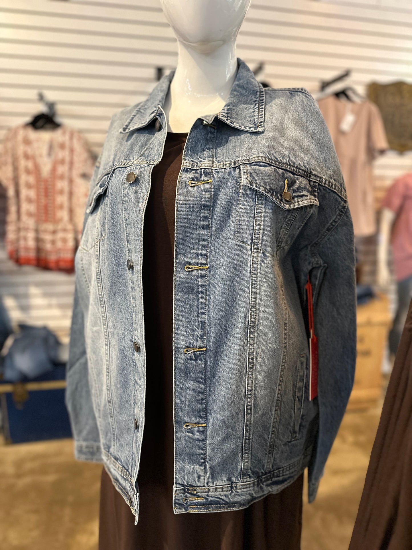Vera Light Wash Denim Jacket