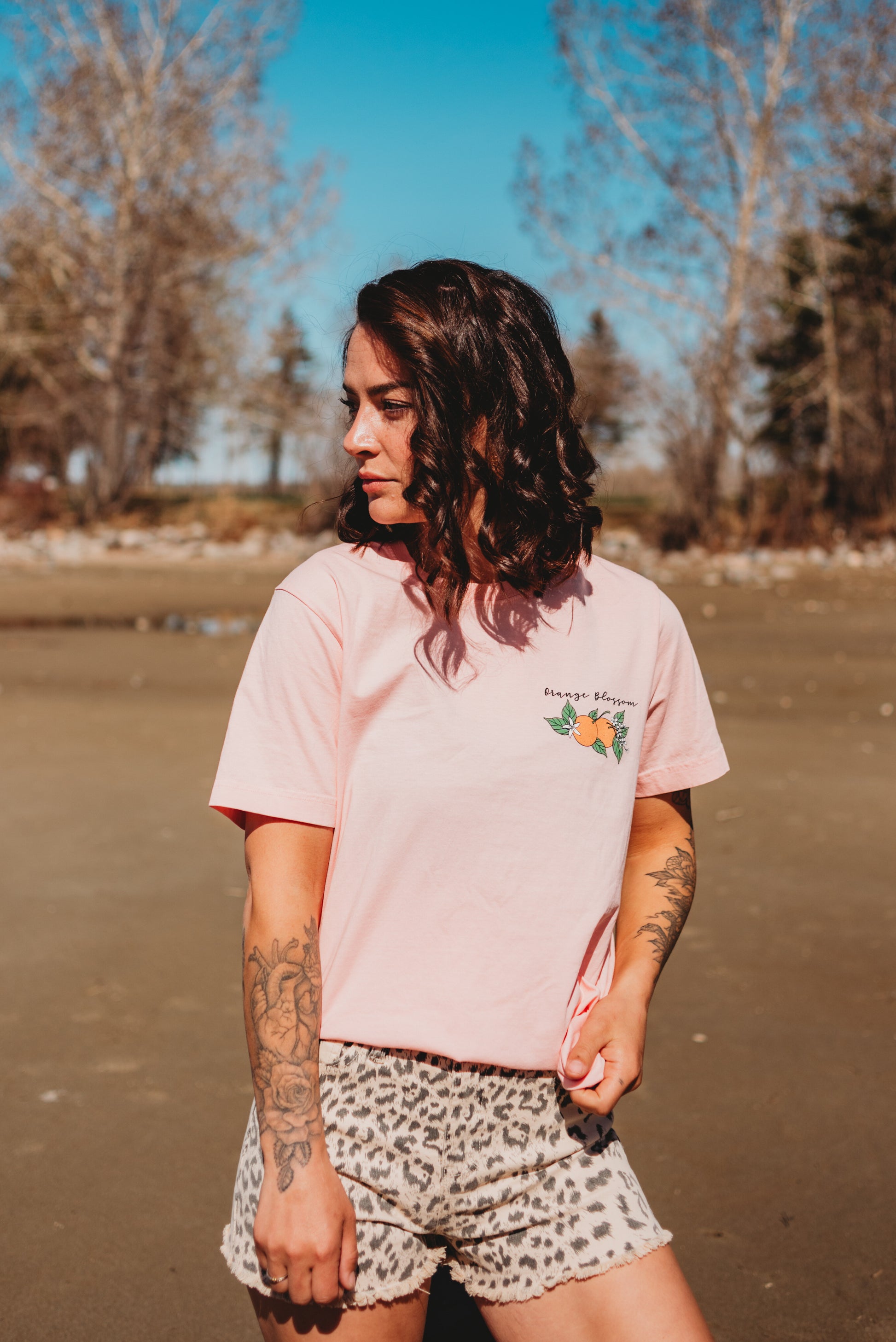 Graphic Tee - Orange Blossom