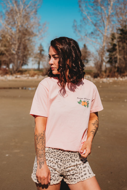 Graphic Tee - Orange Blossom