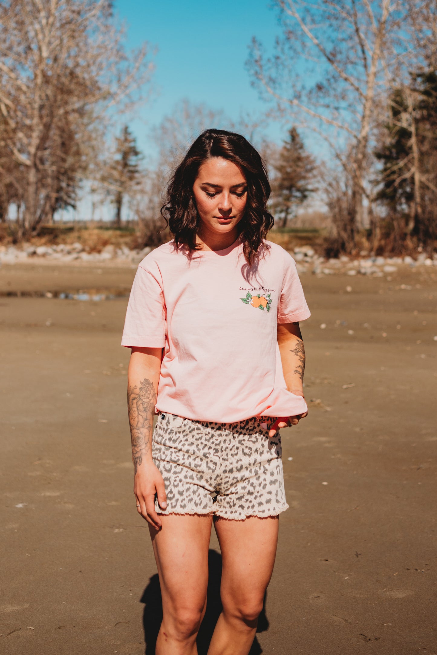 Graphic Tee - Orange Blossom