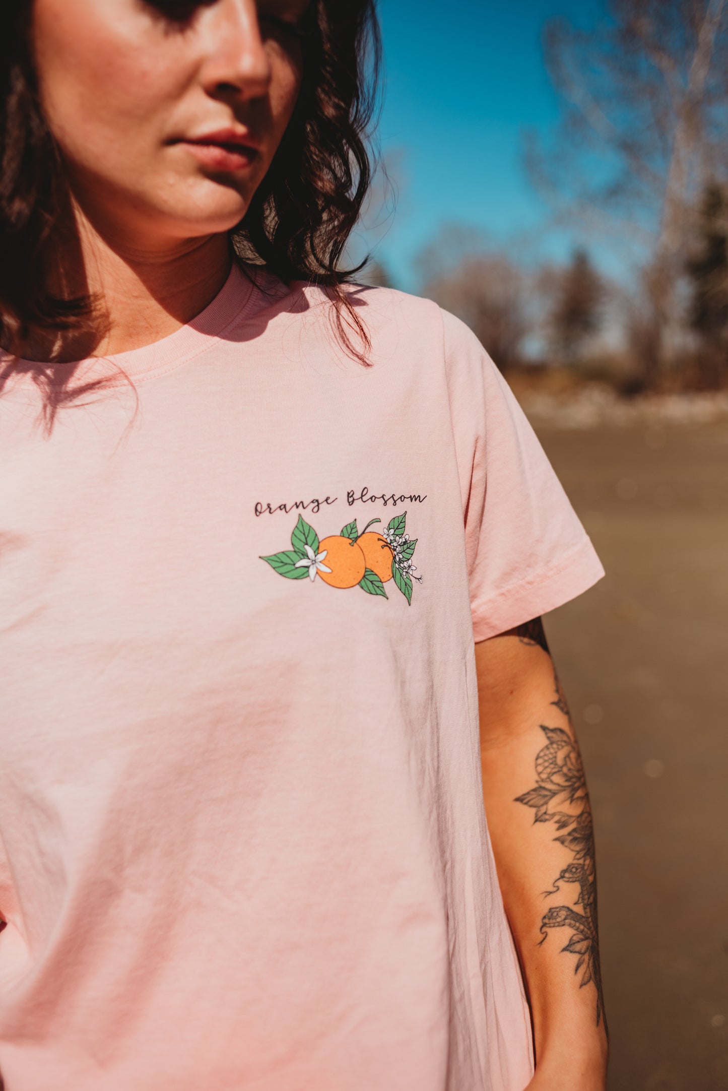 Graphic Tee - Orange Blossom