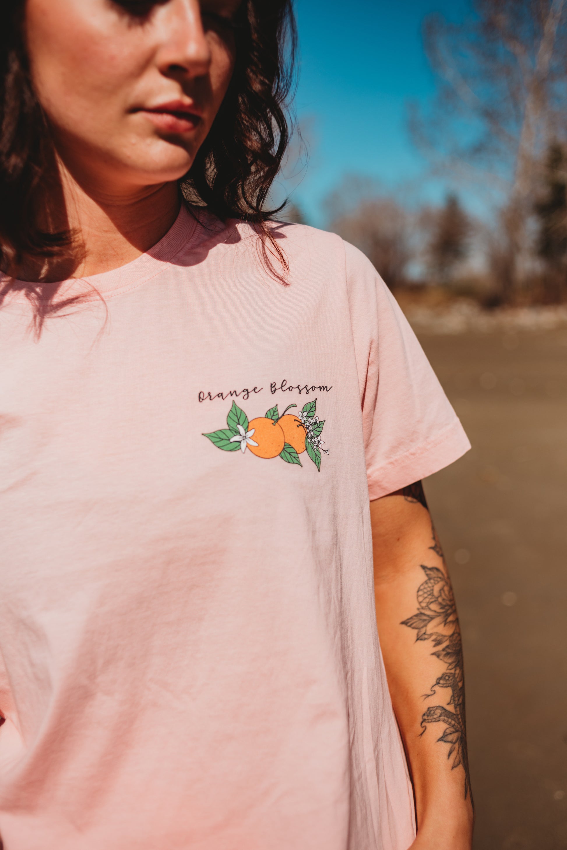 Graphic Tee - Orange Blossom