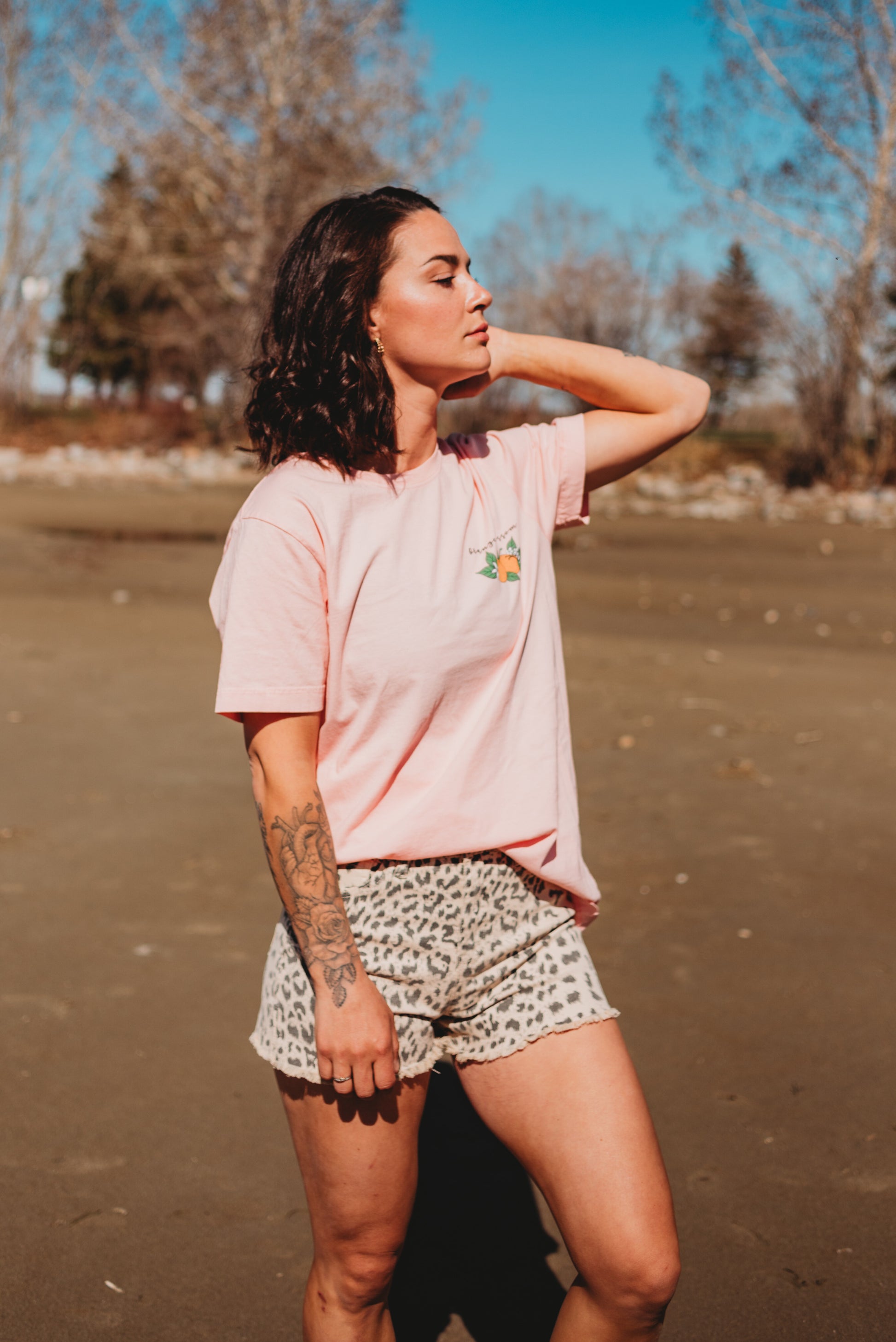 Graphic Tee - Orange Blossom