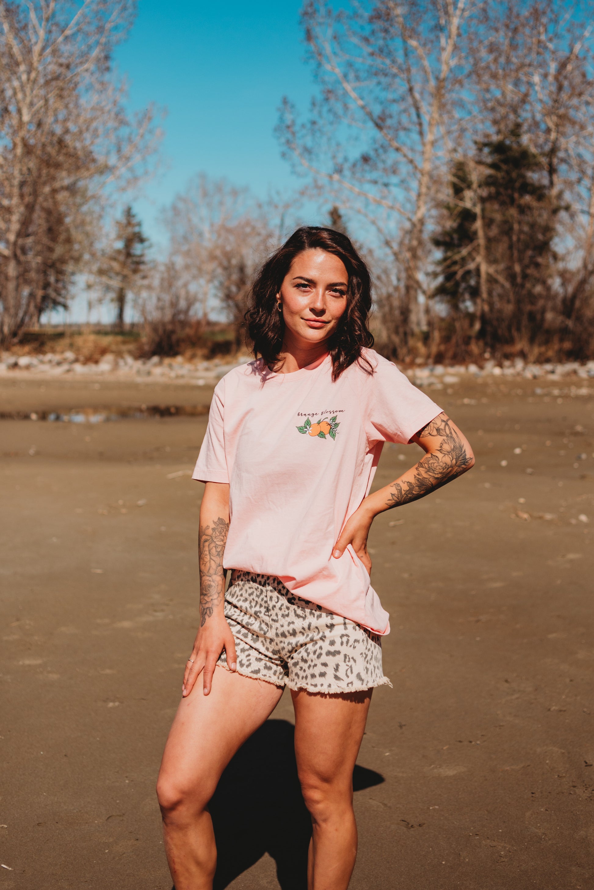 Graphic Tee - Orange Blossom