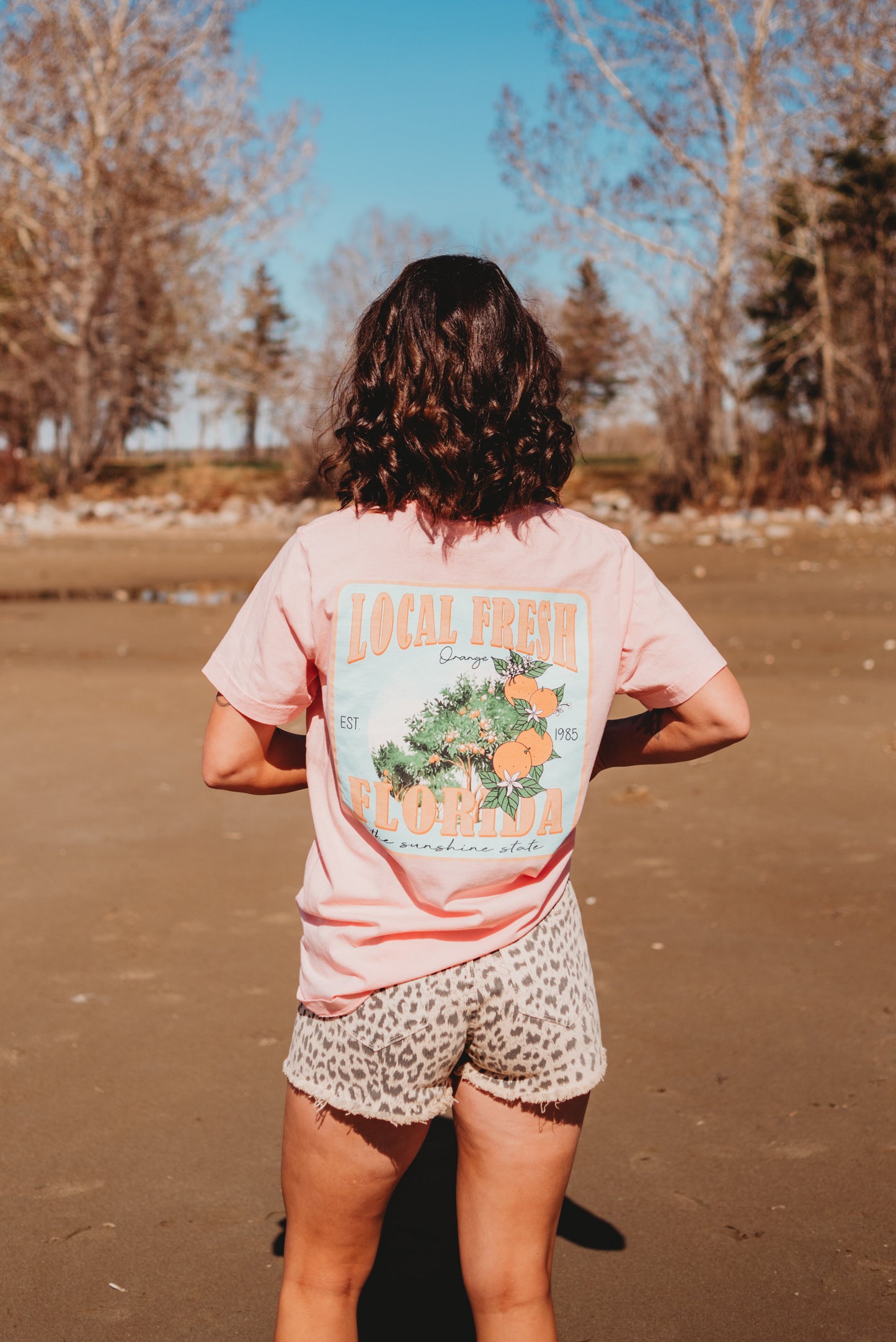 Graphic Tee - Orange Blossom