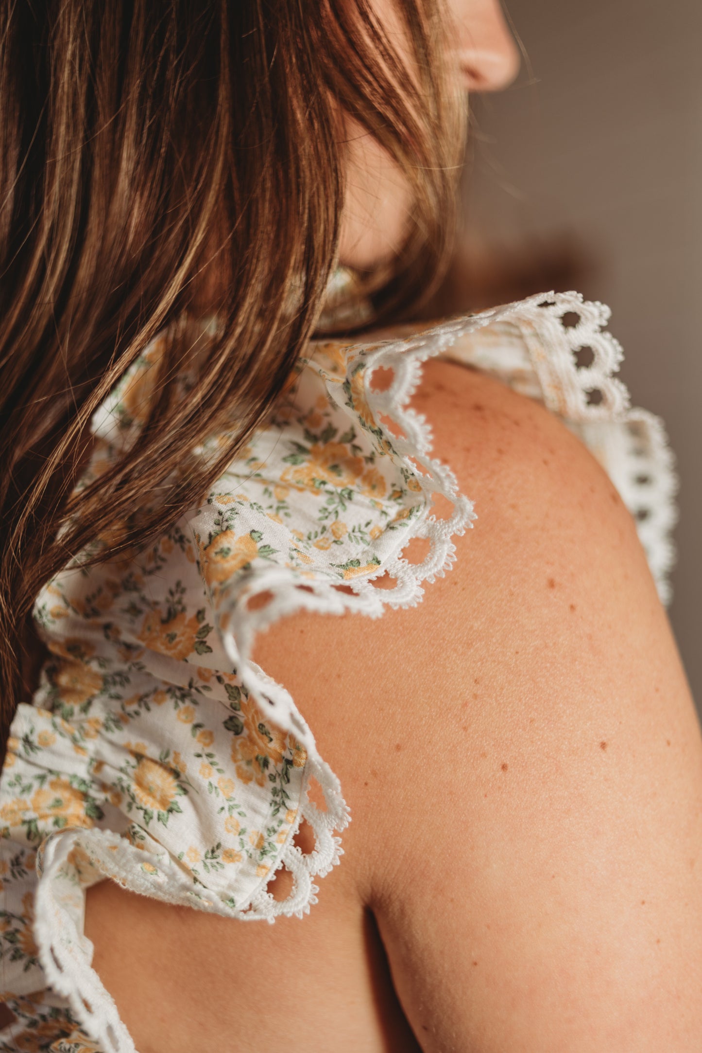 Ember Floral Trellis Mini Dress