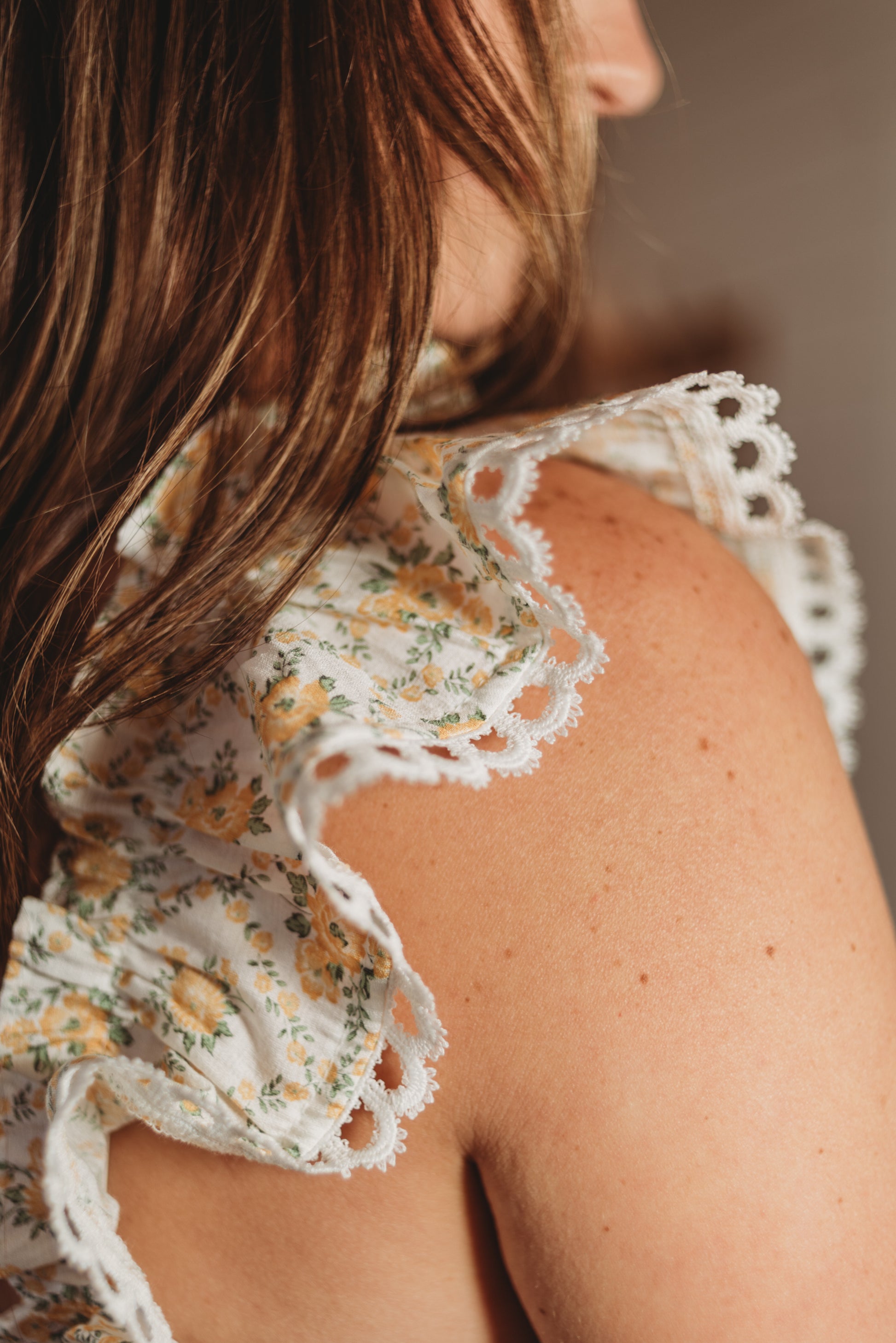 Ember Floral Trellis Mini Dress