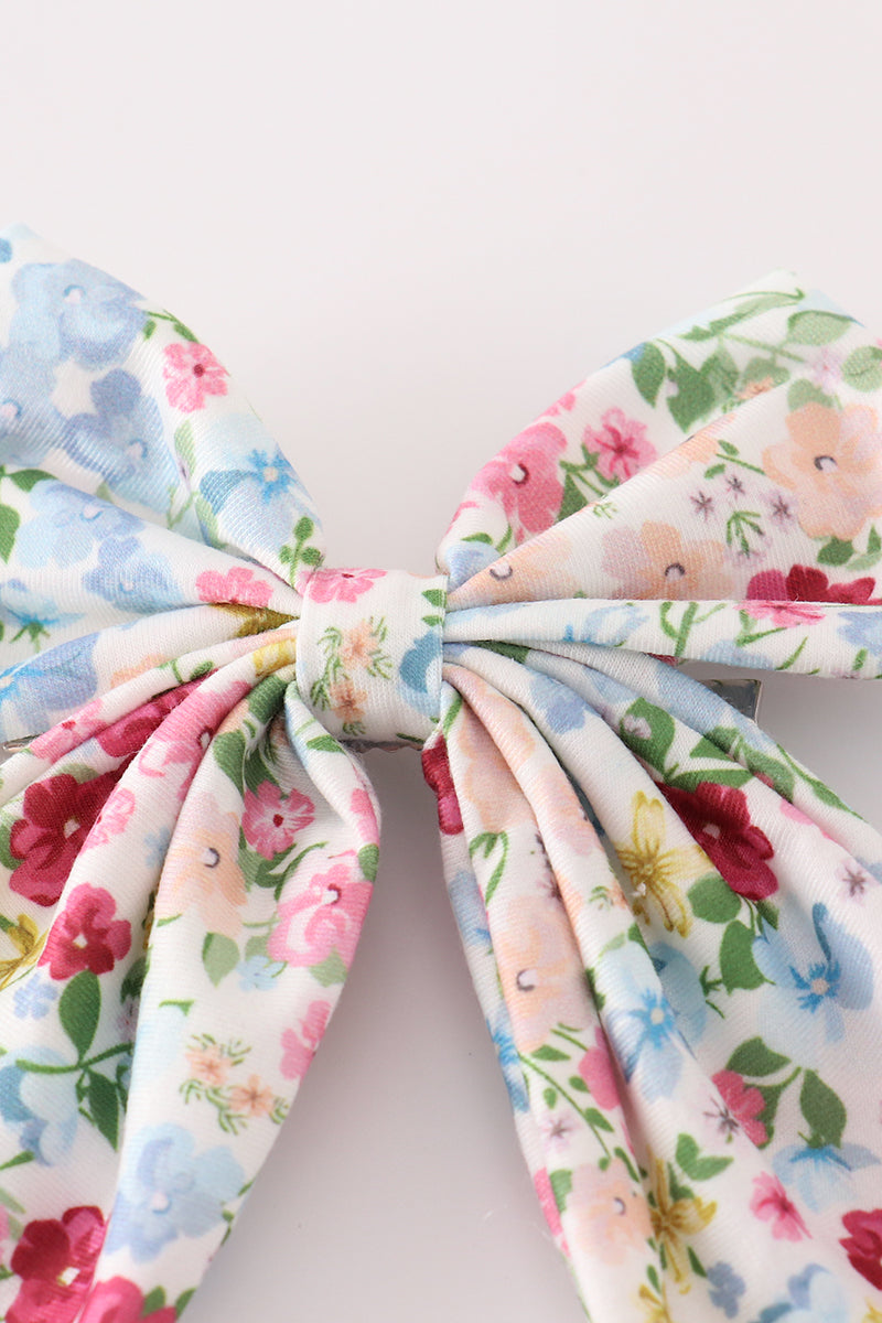 Abby & Evie Floral Hair Bow